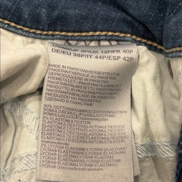 NYDJ Marilyn Straight 8P Jeans in Light Wash - Picture 11 of 11